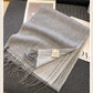 High-Quality 100% Wool Scarf | Women's Classic Soft Cashmere Muffler | EnigmaParis