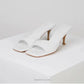Women High Heel Sandals Summer New Fashion Square Toe Open Toe Women Elegant Casual Comfortable Black High Heel Sandals