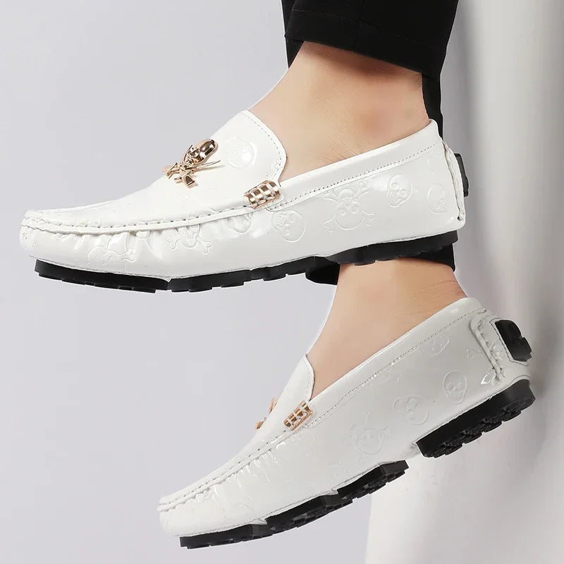 Loafers Men Casual Shoes | Handmade Lazy Shoes Men