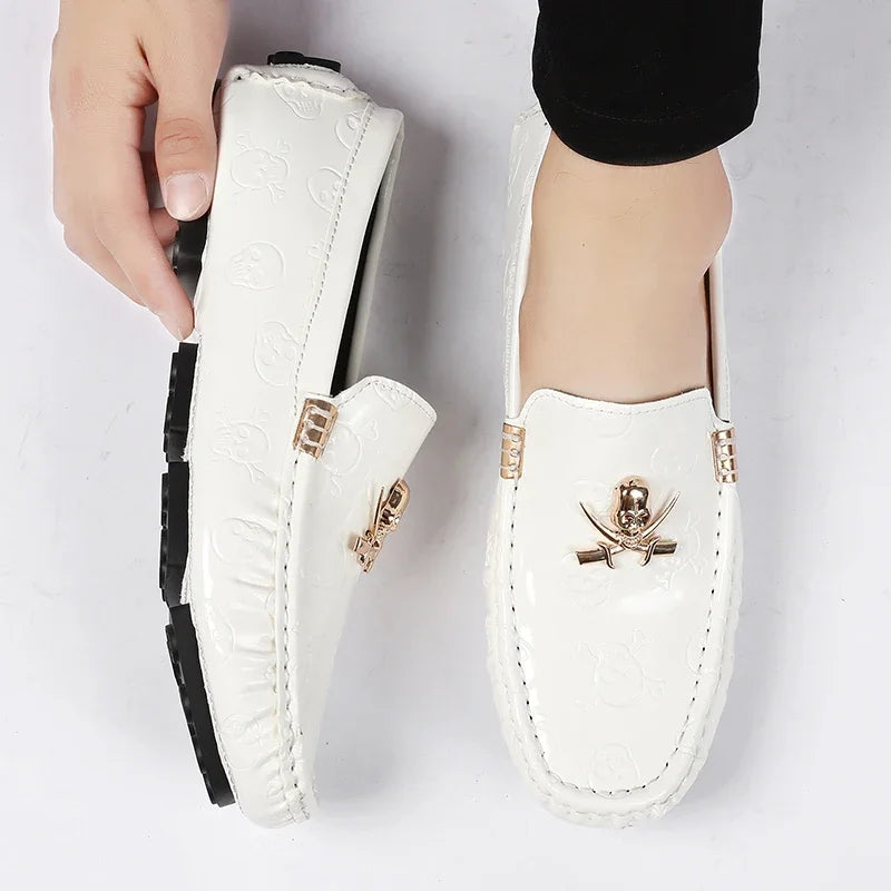 Loafers Men Casual Shoes | Handmade Lazy Shoes Men