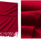 Solidlove 100% Wool Winter Scarf | Women's Fashion Cashmere Poncho Wrap | Elegant Scarves for Ladies | EnigmaParis