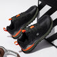 HOBIBEAR Unisex Hiking Sneakers Lace-Up Walking Shoes Outdoor Travel Artificial Leather Sneakers