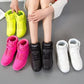 Designer Woman Breathable High Top Black White Boots Women Casual Sport Shoes Platform Hidden Increasing Sneakers Leather Shoe