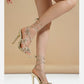 High Heels Shoes For Women Summer 2025 New Bow Tie Strap French sandals