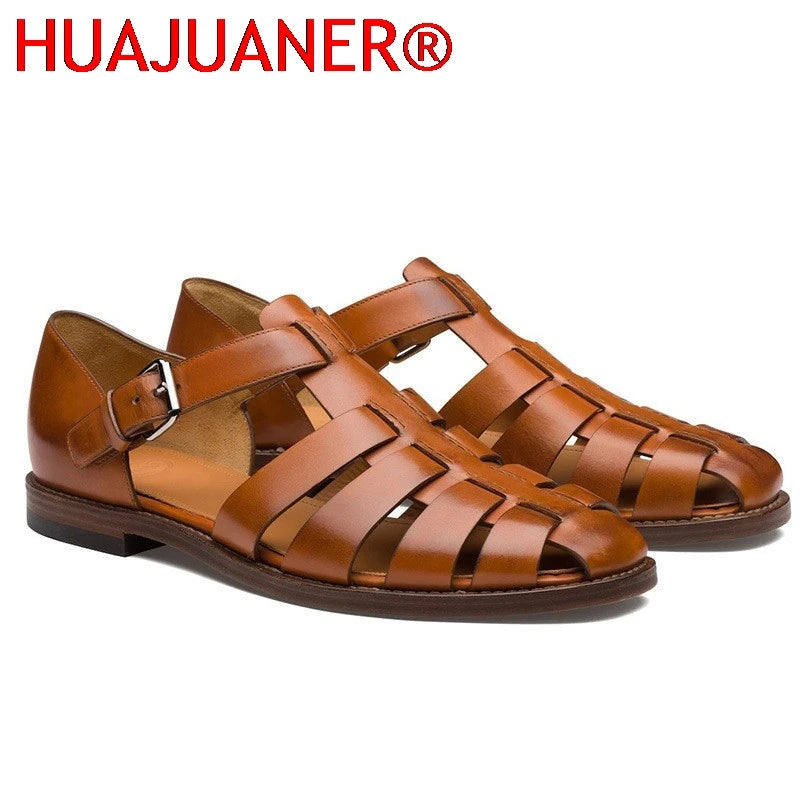 Summer Men's Leather Sandals