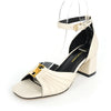 2025 Women's Summer Open toed Fashion Coarse Heel Sandals Italian Design GJ Luxury Brand Outdoor High Heel Non slip Sandals