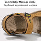 New Men's Sandals Soft Genuine Leather Sandals Shoes Men Large Size Outdoor Summer Shoes Comfort Beach Sandals Roman Men Shoes