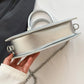 Women's Coffin Shaped Hobo Bag Halloween Chain Crossbody Bag PU Leather Top Handle Bag High Quality Handbags Fashion Sling Purse