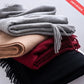 Solidlove 100% Wool Winter Scarf | Women's Fashion Cashmere Poncho Wrap | Elegant Scarves for Ladies | EnigmaParis