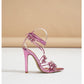 High Heels Shoes For Women Summer 2025 New Bow Tie Strap French sandals