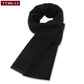 Luxury Wool Scarf for Men | Winter Warm Cashmere Silk Plaid Pashmina Shawl | EnigmaParis