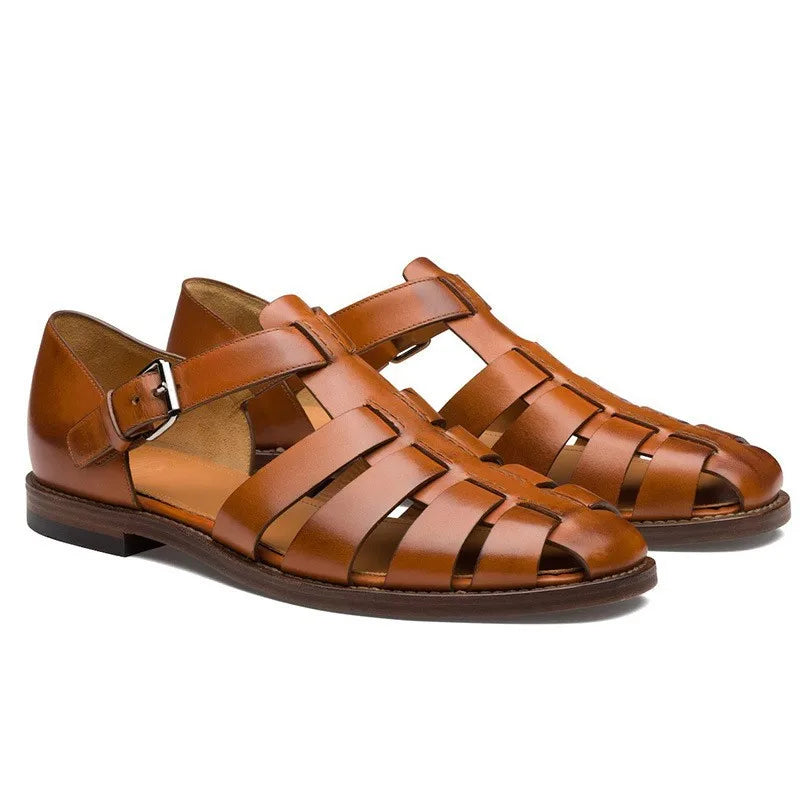 Summer Men's Leather Sandals