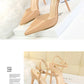 86-1 Style Simple Slim Ultra High Heel Shallow Painted Leather Sexy Nightclub Slimming One-word Strap Women Cool Shoes