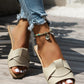 Luxury Designer Women Sandals 2025 New Woven with Comfortable Women's Sandals Casual Bottom Summer Flat Woman Slippers