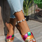 Luxury Designer Women Sandals 2025 New Woven with Comfortable Women's Sandals Casual Bottom Summer Flat Woman Slippers