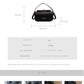 Classic Black Shoulder Bag Women's Versatile Retro Crossbody Square Bags 2024 New Large Capacity Textured Leather Flap Handbags