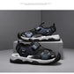 Sandals for Men's Summer New Cowhide Casual Beach Shoes, Genuine Leather for Men's Anti Slip Middle-aged Sandals and Slippers