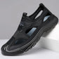 Summer Breathable Men's Baotou Sandals Hollowed Out Mesh Shoes Outdoor Non-slip Lightweight Sports Casual Beach Shoes