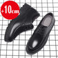 8-10cm Height Increasing Shoes for Men Summer Autumn Inside High Shoes Men's Hollow Business Dress Men's Elevator Leather Shoes