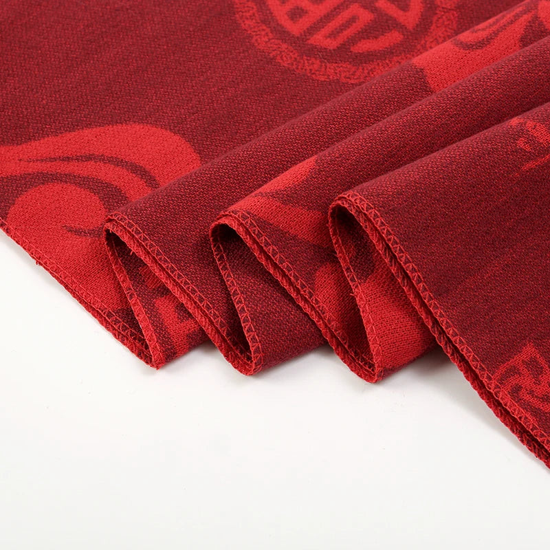 Newest Wool Cashmere Scarf | Women's Winter Tassel Pashmina Shawl | EnigmaParis