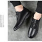 Invisible Height Increasing Leather Shoes