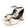 2025 Women's Summer Open toed Fashion Coarse Heel Sandals Italian Design GJ Luxury Brand Outdoor High Heel Non slip Sandals