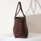 Handbags Women's Genuine Leather Shoulder Bag Weaving Casual Shopping Bag Vintage Big Tote Purse Cowhide Cross Hand Bags Lady