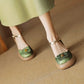 New Chinese Style New Thick Soled Thick Heel Baotou Sandals Female Line with Female Sandal Fairy Wind High Heel Single Shoes