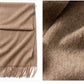 Solidlove 100% Wool Winter Scarf | Women's Fashion Cashmere Poncho Wrap | Elegant Scarves for Ladies | EnigmaParis