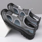 Summer Breathable Men's Baotou Sandals Hollowed Out Mesh Shoes Outdoor Non-slip Lightweight Sports Casual Beach Shoes