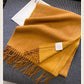 High-Quality 100% Wool Scarf | Women's Classic Soft Cashmere Muffler | EnigmaParis