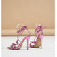 High Heels Shoes For Women Summer 2025 New Bow Tie Strap French sandals
