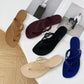 2025 Summer Women Slippers Bow Flip Flops Rivet Flats Sandals Outdoor Transparent Crystal Beach Shoes Female Open Toe Shoes