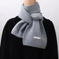 Winter Wool Scarf for Women | Solid Color Cashmere Knitted Muffler | Korean Style | EnigmaParis