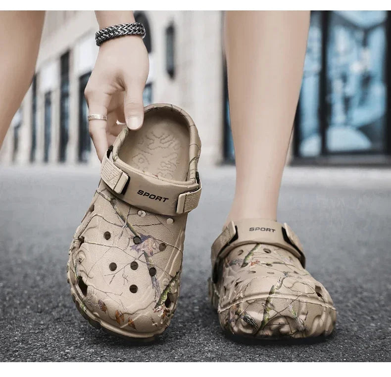 Flat Sandals Men Shoes 2025 | Slippers Men Garden Platform Sandals | Man Summer Sandals | Male Sneakers Outdoor Flip Flops Home Clogs