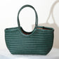 Handbags Women's Genuine Leather Shoulder Bag Weaving Casual Shopping Bag Vintage Big Tote Purse Cowhide Cross Hand Bags Lady