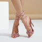 High Heels Shoes For Women Summer 2025 New Bow Tie Strap French sandals