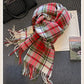 High-Quality 100% Wool Scarf | Women's Classic Soft Cashmere Muffler | EnigmaParis