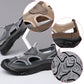 Summer Breathable Men's Baotou Sandals Hollowed Out Mesh Shoes Outdoor Non-slip Lightweight Sports Casual Beach Shoes