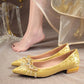 Pointed Toe with Crystals Rhinestone Wedding Bride Shoe Formal Woman Pumps Shoes for Women Diamond Medium Heels Casual Vacation