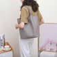 Genuine Leather Commuter Tote Bag Simple Ladies Soft Cowhide Tote Shoulder Handbag Large Capacity Women Bucket Bag 2025 New