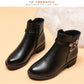 Soft Leather Women's Boots 2023 Spring Winter Thick Wool Lined Genuine Leather Woman Snow Boots Women Shoes Platform Boots botas