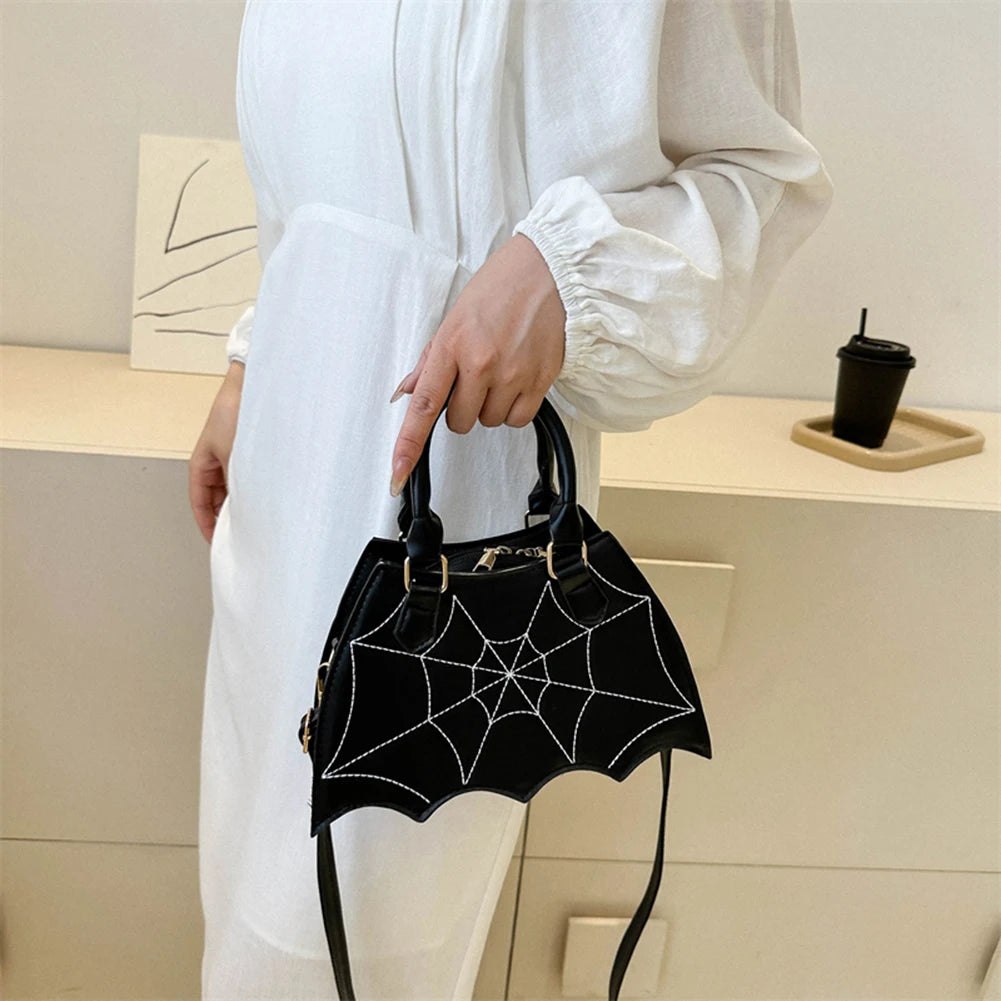 2024 Halloween Novelty Women Crossbody Bag Creative Bat Wing Top-handle Bags Fashion Ladies PU Leather Small Handbags