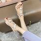 Women Sandals 2024 New Summer Casual Flat Sandals Flip Flops Luxury Designer Fashion Shoes Women Open Toe Daily Sandals Women