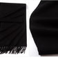 Solidlove 100% Wool Winter Scarf | Women's Fashion Cashmere Poncho Wrap | Elegant Scarves for Ladies | EnigmaParis
