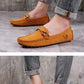 Men Suede Leather Loafers Shoes | Slip on Non-slip Driving Loafers for Men