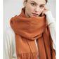 Solidlove 100% Wool Winter Scarf | Women's Fashion Cashmere Poncho Wrap | Elegant Scarves for Ladies | EnigmaParis