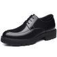 8-10cm Height Increasing Shoes for Men Summer Autumn Inside High Shoes Men's Hollow Business Dress Men's Elevator Leather Shoes