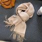 High-Quality 100% Wool Scarf | Women's Classic Soft Cashmere Muffler | EnigmaParis