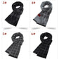 Luxury Wool Scarf for Men | Winter Warm Cashmere Silk Plaid Pashmina Shawl | EnigmaParis
